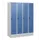 schoollocker,HxBxD 1630x1200x500mm,4vak,vak B 300mm,draaigrendel