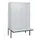 Dubbeldekse dekenkist,HxBxD 1950x1200x815mm,4x2vak.,vak B 300mm