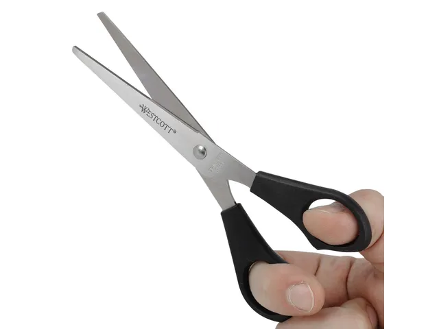 Ciseaux Westcott 155mm inox manche plastique