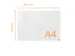 Weekplanner Nobo transparant Whiteboard acryl A4