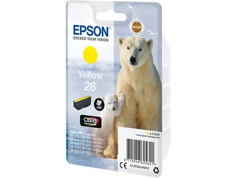 C13T26144012 Epson 26 T2614 inktcartridge geel
