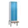 locker met bank,HxBxD 2120x600x815mm,2vak,vak B 300mm,cil.-slot