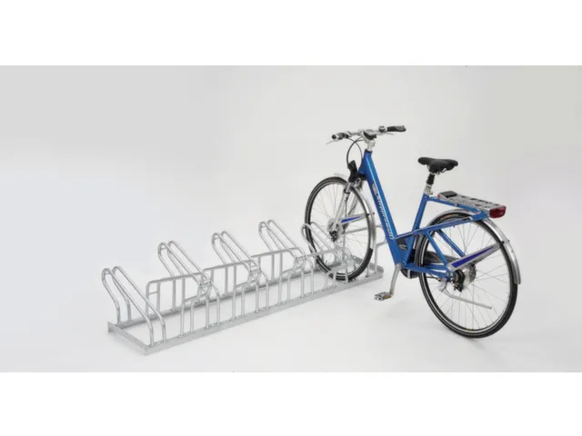 Fiets-Beugelrek L 1750Mm 2X5Plaatsen Schroefbaar Dubbelzijdig Verzinkt