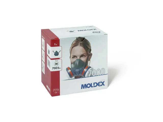 Demi-masque réutilisable Moldex série 7000 TPE EasyLock Taille M