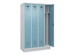 locker voor scheiding van kleding,HxBxD 1950x1200x500mm,4vak