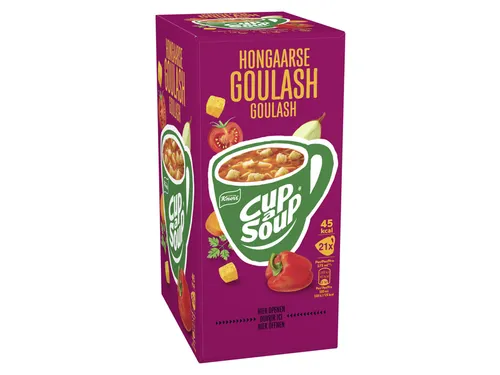 Cup a Soup Knorr Hongaarse goulash 175ml doos 21 stuks