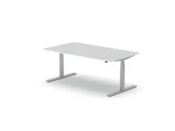 Elektrisch ihv bureau,HxBxD 650-1310x1800x1000mm,blad wit