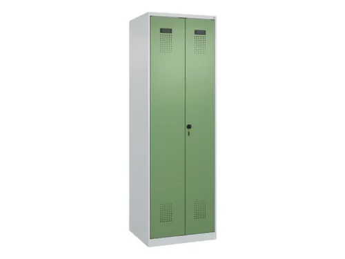 locker voor scheiding van kleding,HxBxD 1850x600x500mm,2vak