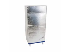 Coiffe de protection p. bac sur roulettes Hxl 1475x735mm