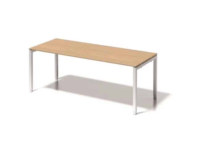 In hoogte verstelbaar bureau,HxBxD 650-850x2000x800mm,blad esdoorn