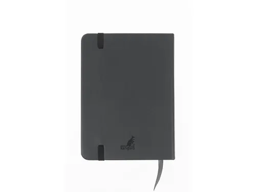 Schetsboek Kangaro A6 cold grey PU HC 80 vel 140gr roomwit met elastie