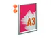 Kliklijst Durable aluminium A3 outdoor