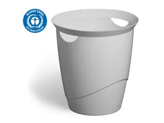 Afvalbak ECO 16 Liter rond Grijs - 1