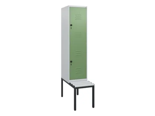 Dubbeldekse dekenkist,HxBxD 1950x400x815mm,1x2vak.,vak B 400mm
