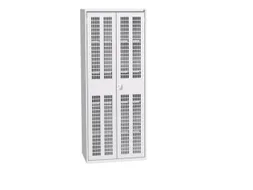 universele kast,HxBxD 2000x800x550mm,4xStalen bodem,draaigrendelslot