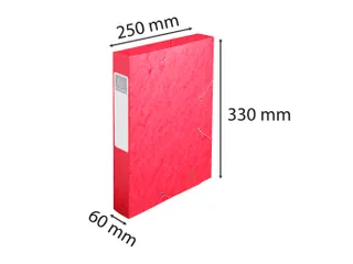 CARTOBOX glanskarton rug 60mm rood - 7