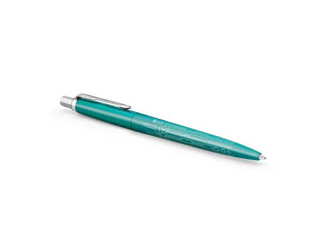 Stylo bille Parker Jotter Edition spéciale Miami Turquoise CT Medium