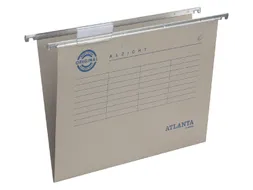 Hangmap Alzicht A6623-15 verticaal folio V-bodem hechtmechaniek grijs