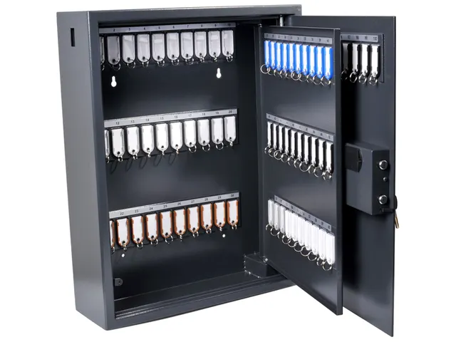 Sleutelkast Pavo magnetisch fingerprintslot 100 haken 600x480x150mm