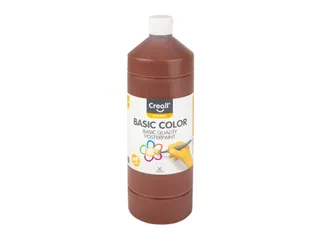Plakkaatverf Creall basic donkerbruin 1000ml - 1
