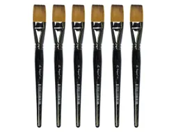 Penseel Kangaro Serie 341 plat Nr. 24 synthetisch doos 6 stuks