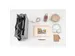 Bureau Tas Hybride werken Classic M lichtgrijs M 360x280x150mm