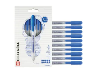 Gelschrijver Sakura Gelly Roll Classic 08 klikfunctie blauw 10 stuks - 5
