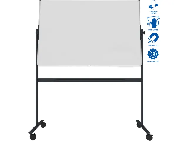 Tableau blanc Legamaster UNITE Inclinable 100x150cm Base noire