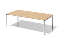 vergadertafel/directiebureau,HxBxD 650-850x2400x1200mm,rechthoekig