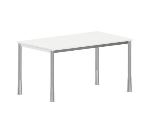 In hoogte verstelbaar bureau,HxBxD 720-840x1400x800mm,Bl-wit