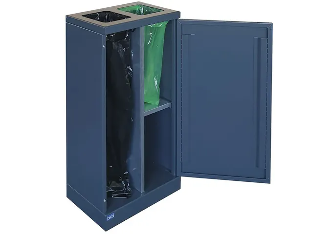 Bica 951 Afvalscheidingsunit 2x45 Liter Zwart