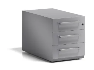 mobiel ladeblok,HxBxD 495x420x775mm,3lade(n),m. beugelgreep,cil.-slot - 1