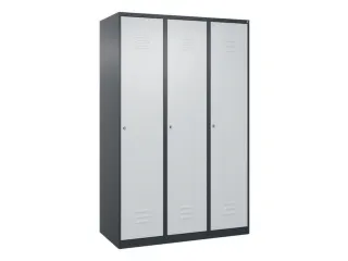 locker voor scheiding van kleding,HxBxD 1850x1200x500mm,3vak - 1