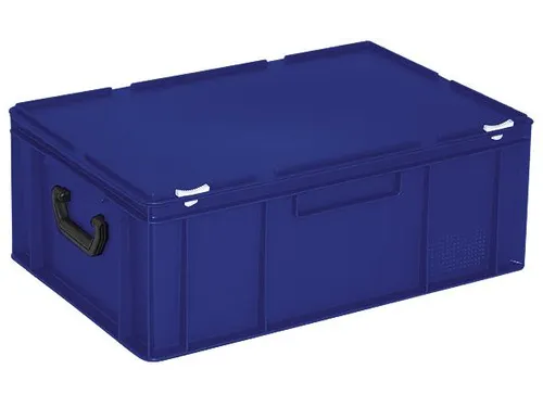 Euronorm Koffer Hxlxb 230x600x400mm 43l 2 Handgrepen Blauw