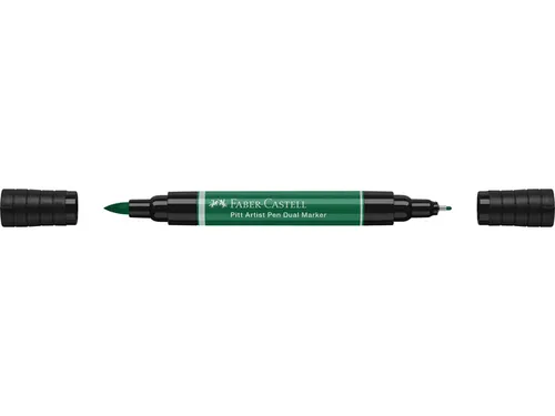Tekenstift Faber-Castell Pitt Artist Pen duo marker 264 donker phthalo