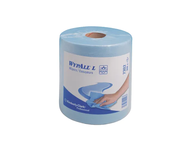 Wypall L30 7302 Poetsdoeken combirol blauw Airflex 2-laags