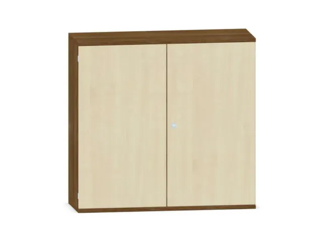 kantoorkast,HxBxD 1150x1200x430mm,decor romp noten,decor front esdoorn