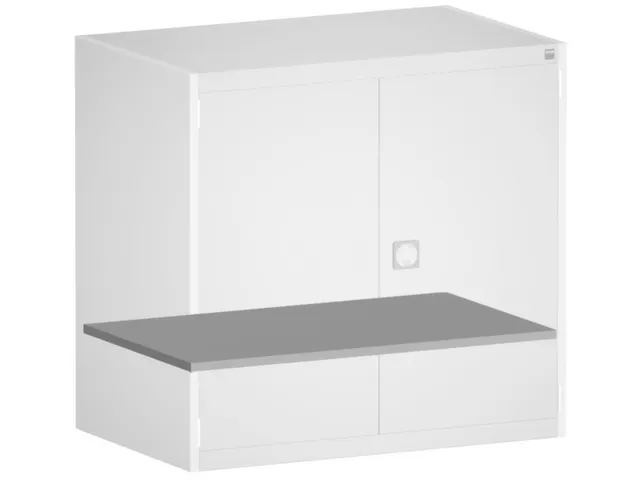 tablette en acier p. armoire modulaire HxlxP 25x1050x400mm force 100kg