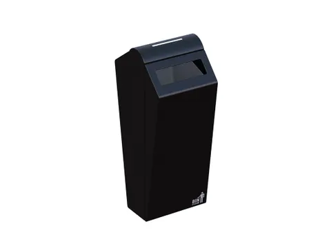 Buitenafvalbak Binsystem Zwart Double Bin 120 Liter
