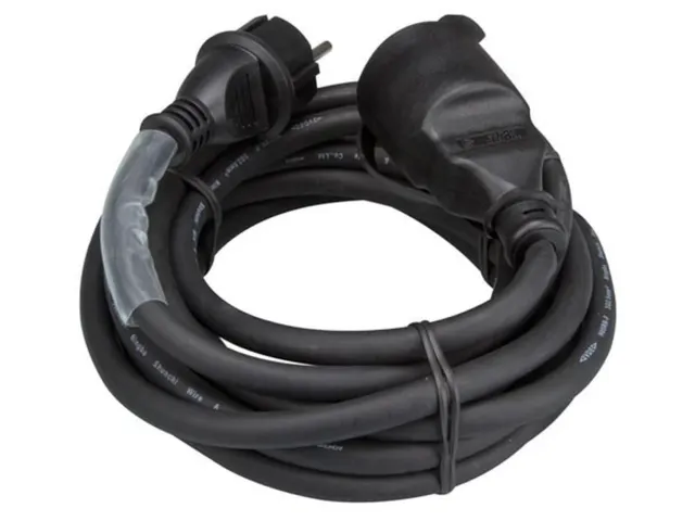 Rubber Verlengkabel Met Krimpkous 3g2.5 5 M Penaarde IP44