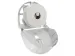 Kunststof Toiletpapier Jumborol dispenser Maxi Wit