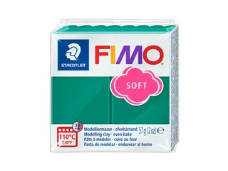 Boetseerklei Fimo soft 57 gram smaragd - 2