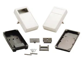 Draagbare Behuizing - Grijs 180x100x43mm - Open Display - 1