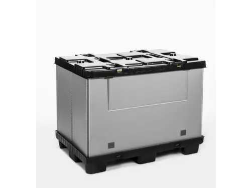 Vouwbare Palletbox Pp/pe Hxlxb 900X1200X800Mm 620L 9Poten