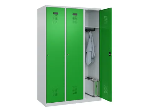 locker,HxBxD 1850x1200x500mm,3vak,vak B 400mm,cil.-slot