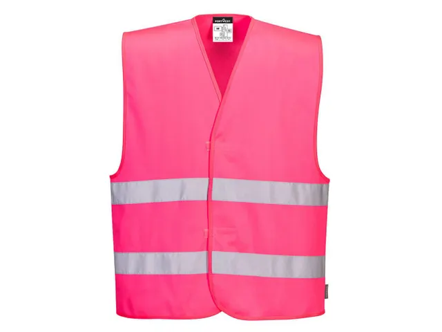Portwest F474 verkeersvest, roze, maat 2XL/3XL, per stuk