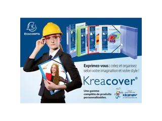Showalbum A4 Assorti 30 Tas Halfharde Polypropyleen Kaft Kreacover - 9
