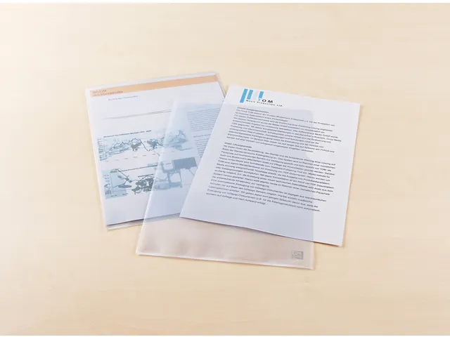 Insteekmap L-model Oxford A4 PP 140µ generfd 100 stuks