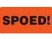 Etiket SPOED 500 etiketten Rol 500 Etiketten 80x40mm