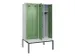 armoire vestiaire avec banc noir et blanc,HxlxP 2120x1200x815mm